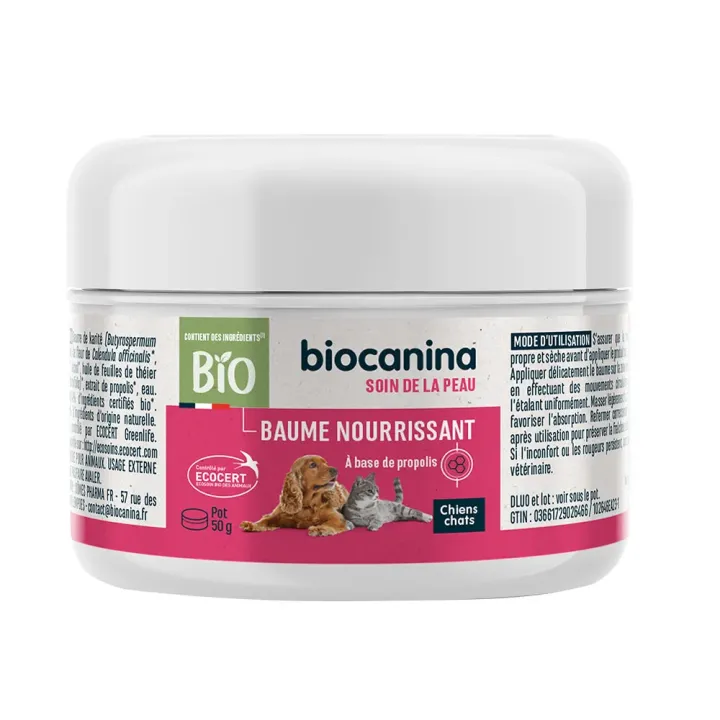 Nährende Salbe für Hunde und Katzen Biocanina - 50g Dose