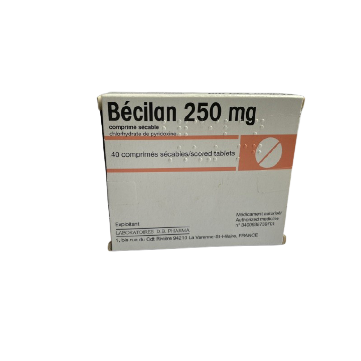 Bécilan 250 mg - Packung mit 40 teilbaren Tabletten