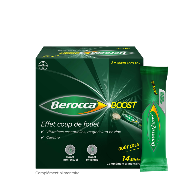 Berocca Boost Cola-Geschmack 14 Sticks Energieschub