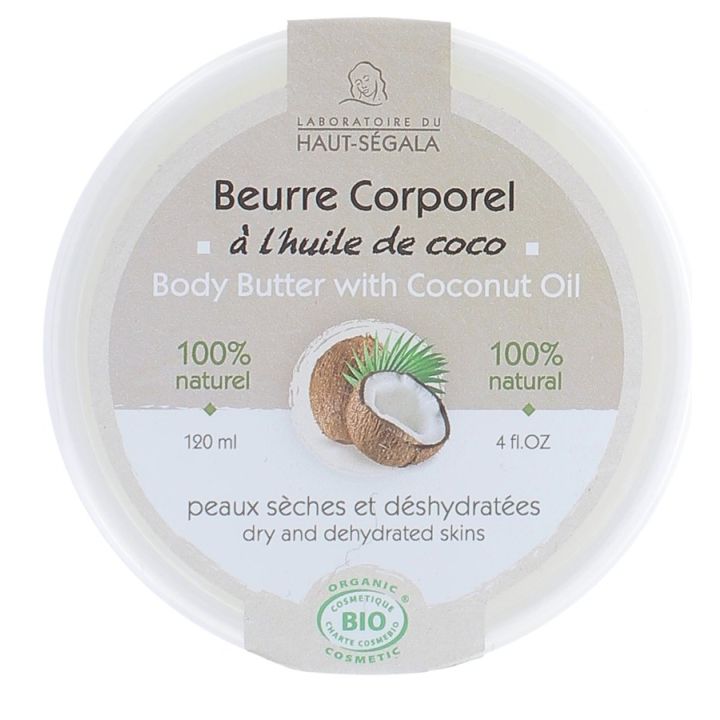 Körperbutter Bio-Kokos Haut-Ségala - 120 ml Topf