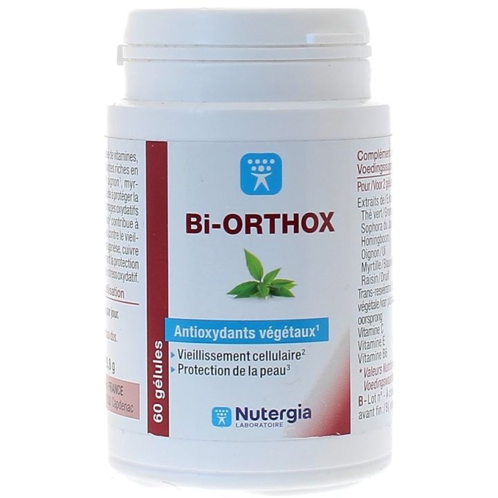 Bi-orthox Nutergia - Packung mit 60 Kapseln