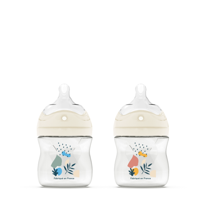Anti-Kolik-Flasche mit Multi-Loch-Sauger 0-6 Monate Dodie - Flasche mit 150 ml