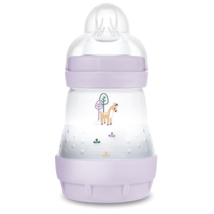 Lila Flasche Easy Start Anti-Kolik 0+ Monate Fluss 1 Mam - Flasche mit 160 ml