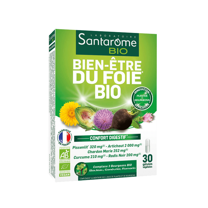 Bio Santarome Leberwohl - Packung mit 30 Kapseln