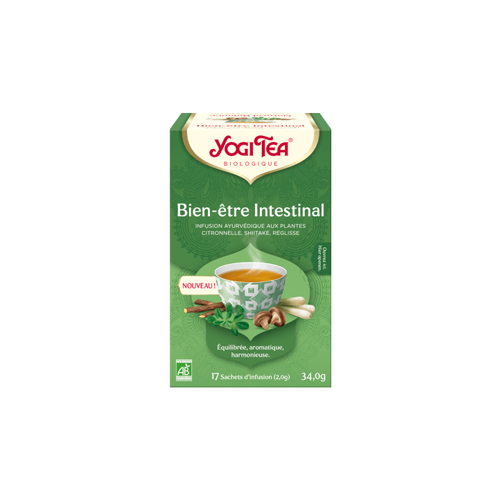 Bio Yogi Tee für das intestinale Wohlbefinden - 17 Teebeutel Box