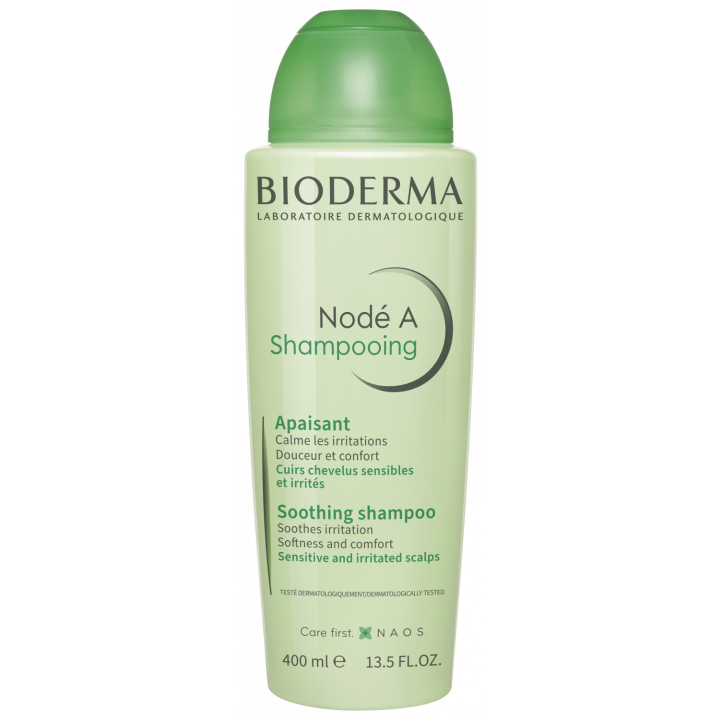 Nodé A beruhigendes Shampoo für empfindliche und gereizte Kopfhaut Bioderma - Flasche mit 400 ml