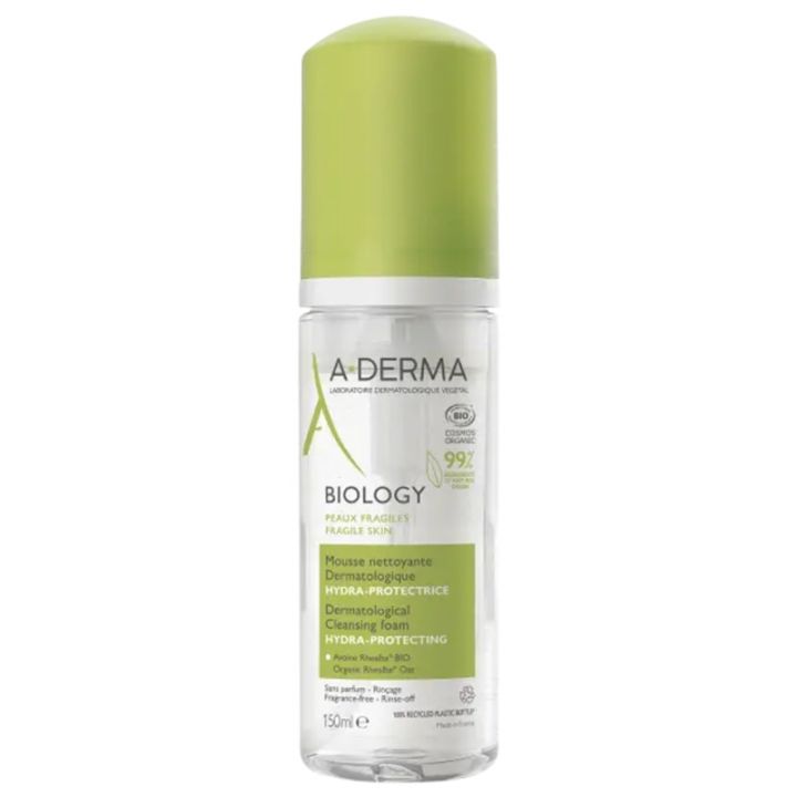 Biologie Mousse reinigende dermatologische hydra-schutz bio A-derma - Flasche mit 150 ml