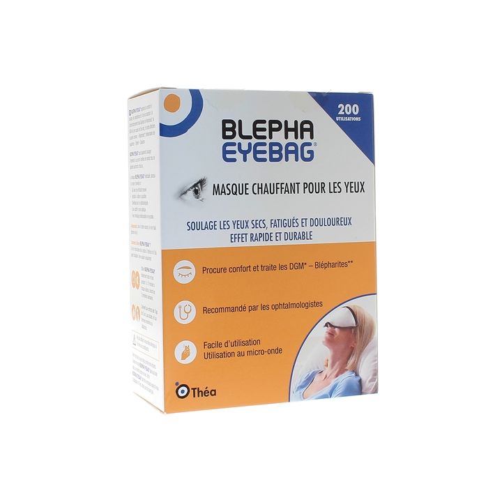 Blepha Eyebag Wärmende Augenmaske Théa - Schachtel mit einer Maske