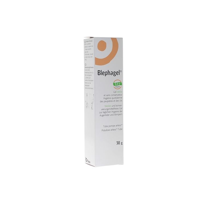 Blephagel steriles Gel für die Hygiene von empfindlichen Augenlidern und Wimpern - Tube mit 30 g