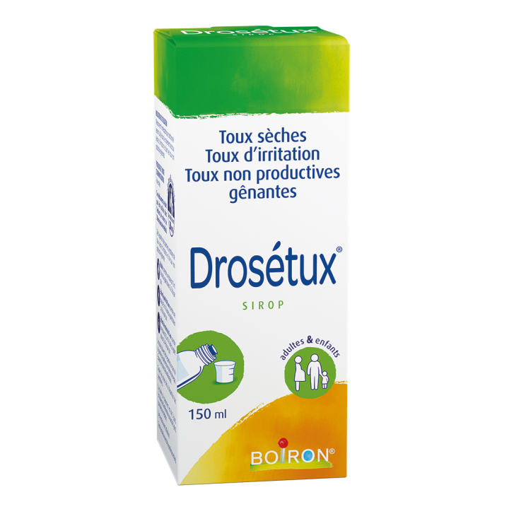 Drosétux Sirup zur Behandlung von trockenem Husten Boiron - Flasche mit 150 ml