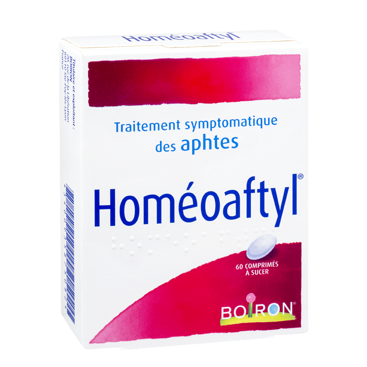 Homéoaftyl Lutschtabletten Boiron - Packung mit 60 Tabletten