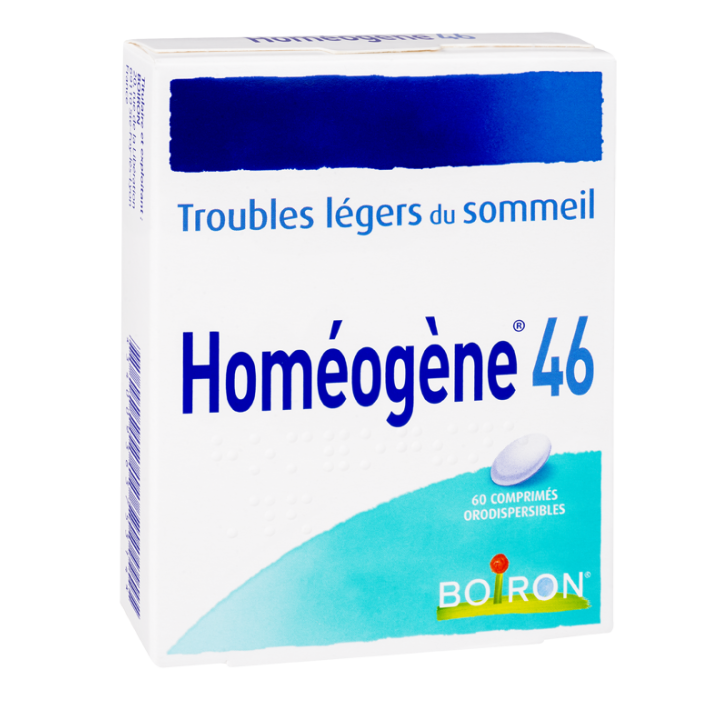 Homöogene 46 orodispersible Tabletten Boiron - Packung mit 60 Tabletten