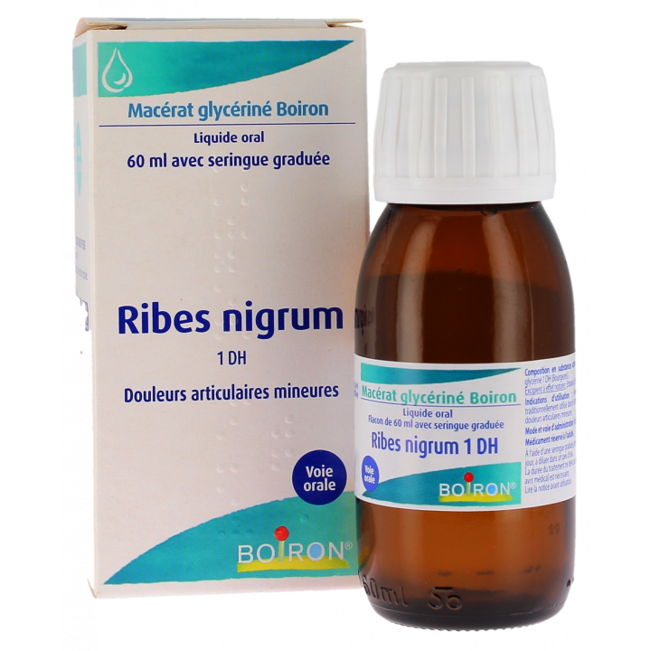 RIBES NIGRUM BOURGEONS Boiron - Flasche mit Glycerin-Mazerat 60 ml