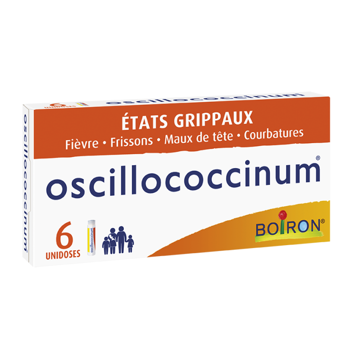 Oscillococcinum Dosis bei grippeähnlichen Zuständen Boiron - Packung mit 6 Dosen