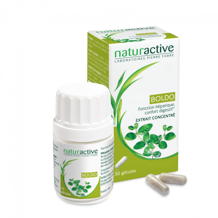 Boldo Naturactive - Packung mit 30 Kapseln
