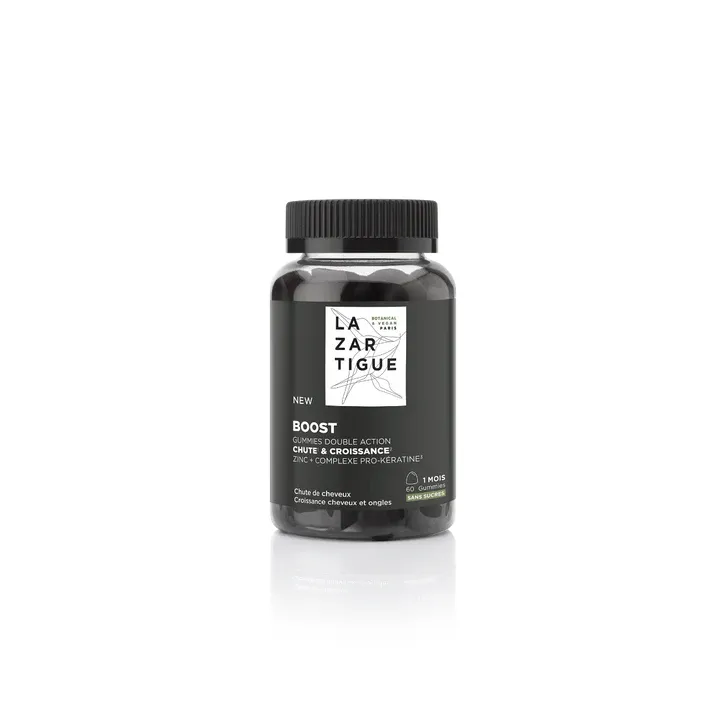 Boost Doppelaktion Fall und Wachstum Lazartigue - 60 Gummies Topf