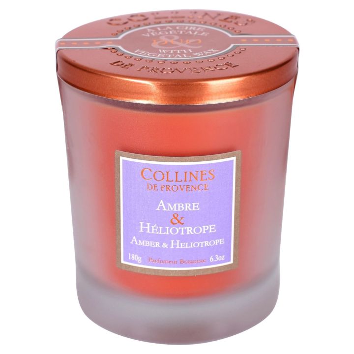 Duftkerze Amber & Heliotrop Collines de Provence - Kerze von 180g