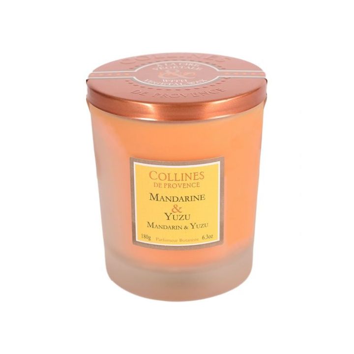 Duftkerze Mandarine & Yuzu Collines de Provence - Kerze von 180g