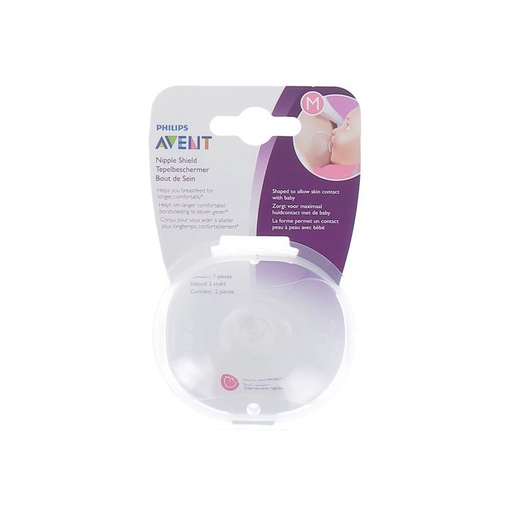 Brustwarzenschoner Größe M 21 mm Avent - 2 Stück