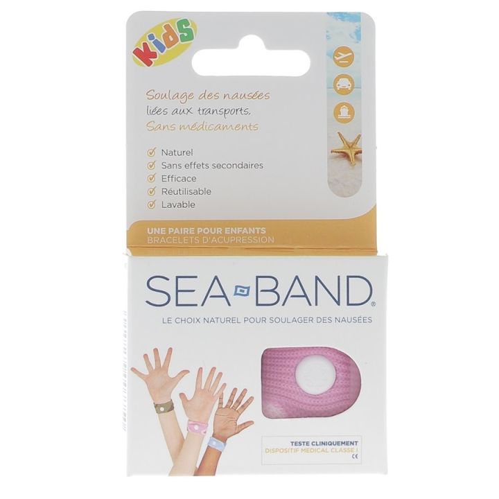 Armband Sea Band Kinder rosa - Box mit 2 Armbändern