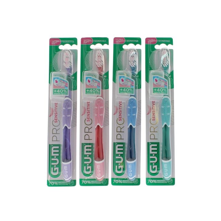 Pro Sensitive Ultra Soft GUM Zahnbürste - eine Zahnbürste