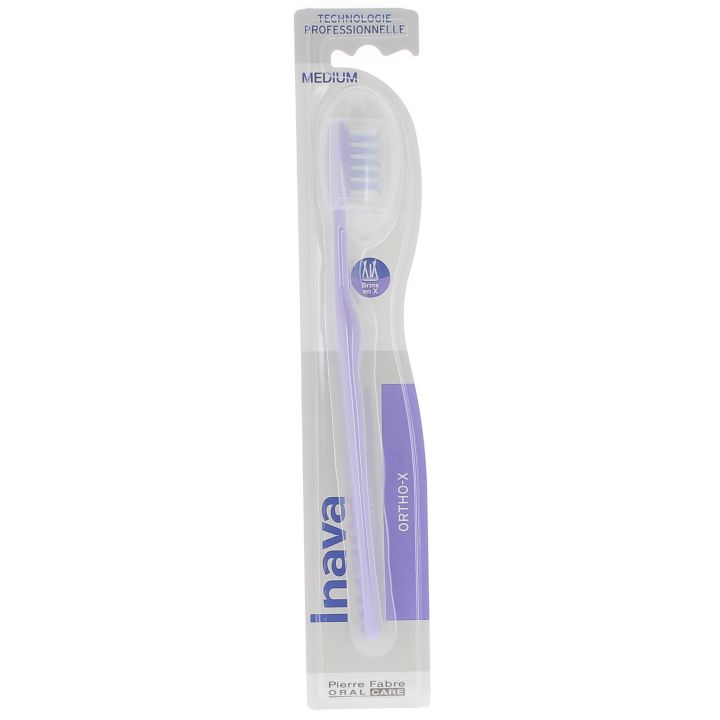 Zahnbürste Ortho-X Medium Inava - 1 Zahnbürste