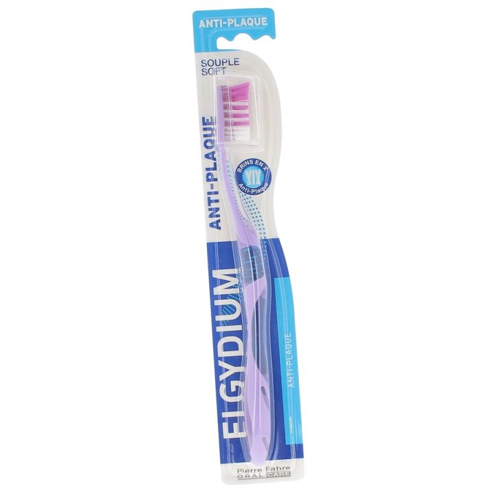 Weiche Anti-Plaque Zahnbürste Elgydium - 1 Zahnbürste