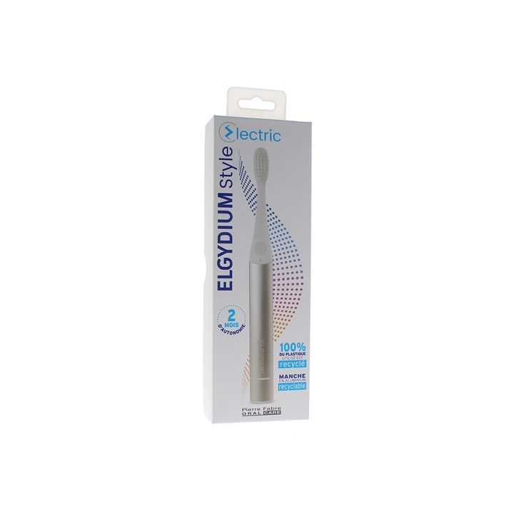 Elektrische Zahnbürste silver Style Electric Elgydium - eine elektrische Zahnbürste