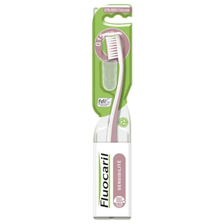 Extra-weiche Zahnbürste Sensibilität Fluocaril - eine Zahnbürste