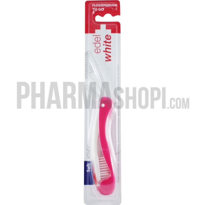 Reisezahnbürste konex soft Edel weiß - 1 Zahnbürste