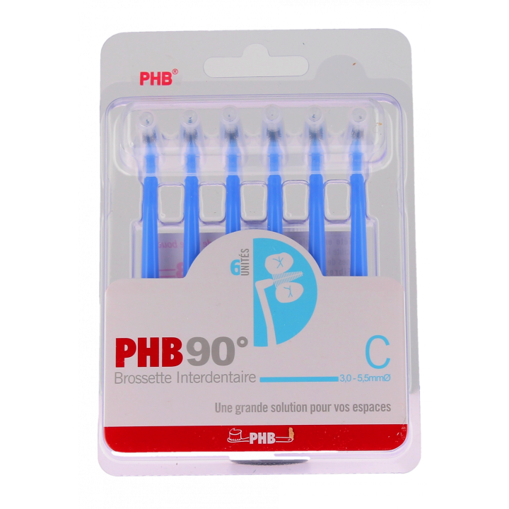 Interdentalbürsten Phb 90° C 1.3 Crinex - Packung mit 6 Bürsten