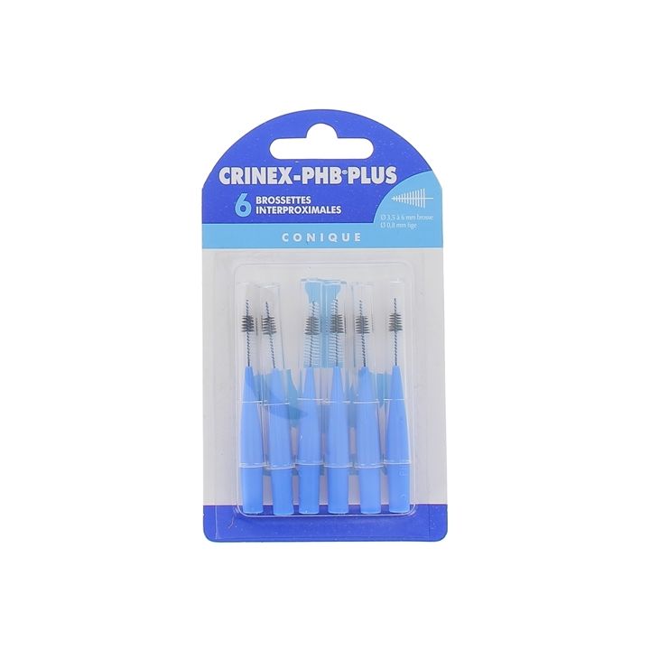 Konische Interdentalbürsten phb plus Crinex - 6 Bürsten