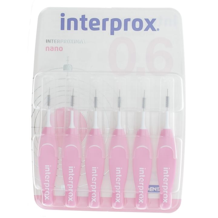 Interdentalbürsten Interprox Nano Rosa Crinex - 6 Bürsten