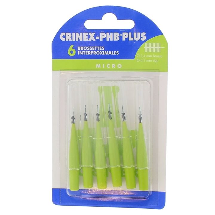 Mikro-Zwischenraumbürsten phb plus Crinex - 6 Bürsten