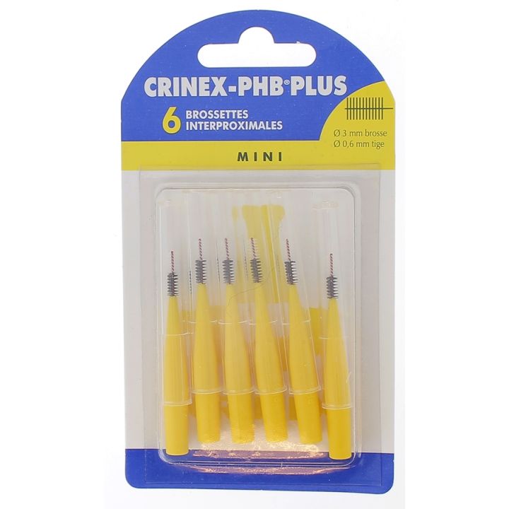 Mini Interdentalbürsten phb plus Crinex - 6 Bürsten
