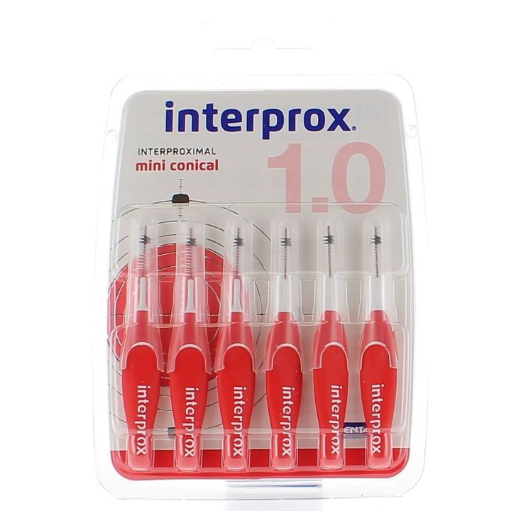 Minikegel Interdentalbürsten Interprox - 6 Bürsten