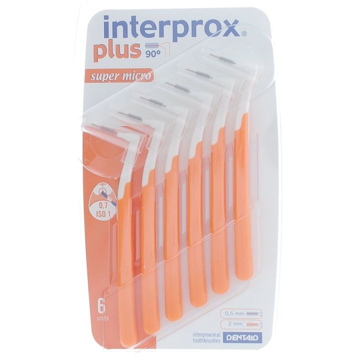 Interdentalbürsten Super Micro Interprox Plus Orange Crinex - 6 Bürsten