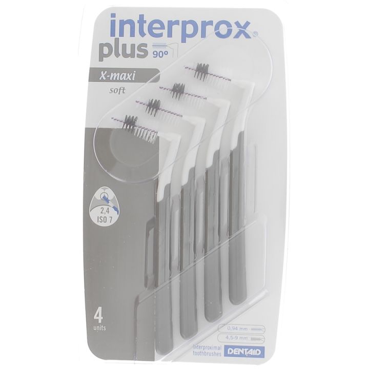 Interdentalbürsten x-maxi soft interprox plus grau Crinex - 4 Bürsten