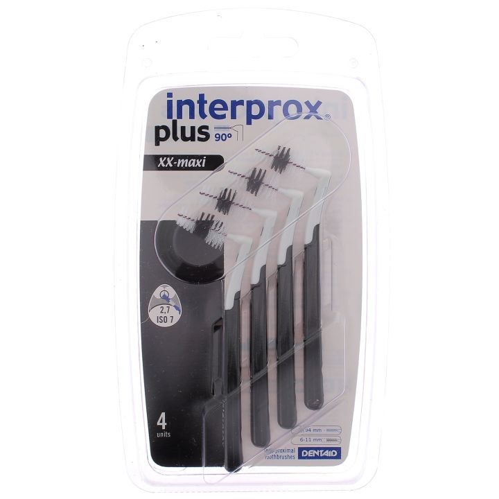 Interdentalbürsten xx-maxi grau Interprox Plus Crinex - 4 Bürsten