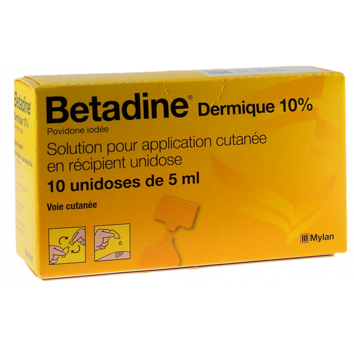 Betadine dermal 10% Lösung zur kutanen Anwendung - 10 Einzeldosen