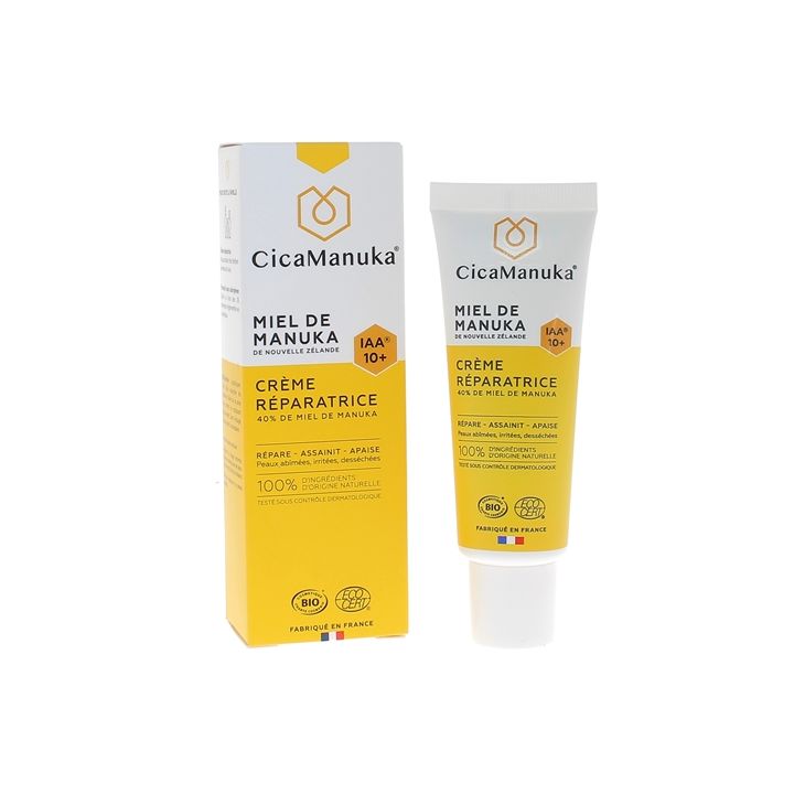 Reparierende Creme 40% Manuka-Honig IAA 10+ bio CicaManuka - Tube mit 40 ml
