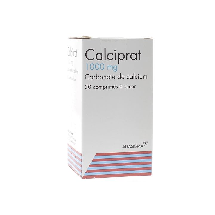 Calciprat 1000mg Lutschtabletten - Packung mit 30 Tabletten