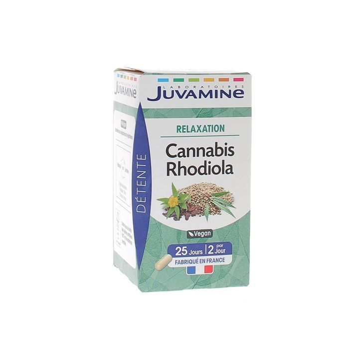 Cannabis Rhodiola Juvamine - 50 Kapseln Box
