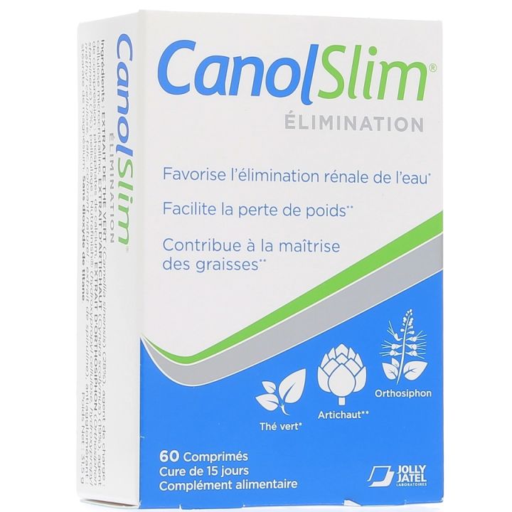 CanolSlim Eliminierung Jolly-Jatel - Packung mit 60 Tabletten