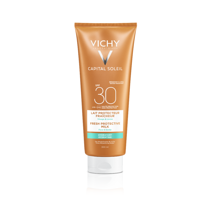 Capital Soleil Schutzmilch Frische SPF30+ Vichy - Tube mit 300 ml