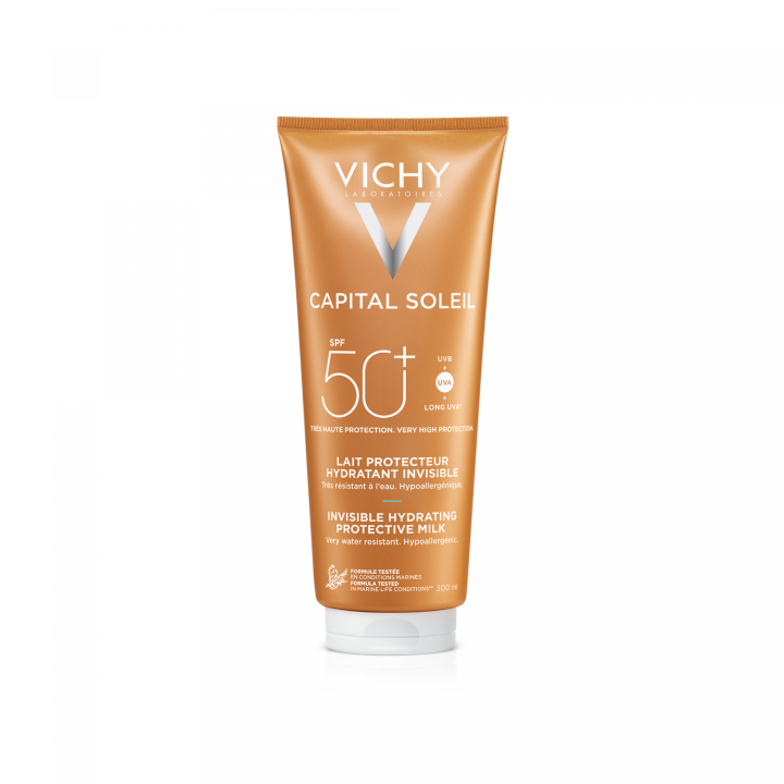 Capital Soleil Milchschutzcreme unsichtbar SPF50+ Vichy - Tube mit 300 ml