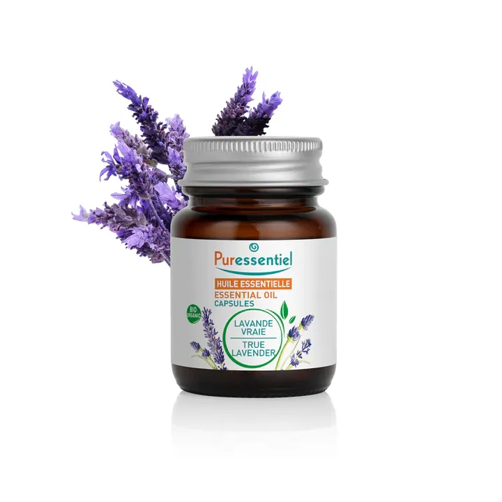 Bio Lavendelöl-Kapseln Puressentiel - 60 Kapseln pro Packung