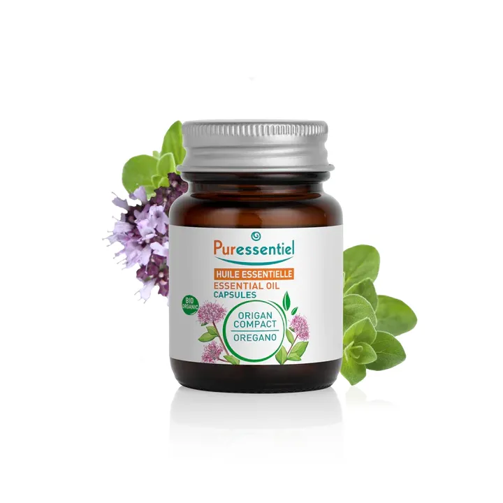Oregano-Ölkapseln Puressentiel - Packung mit 60 Kapseln