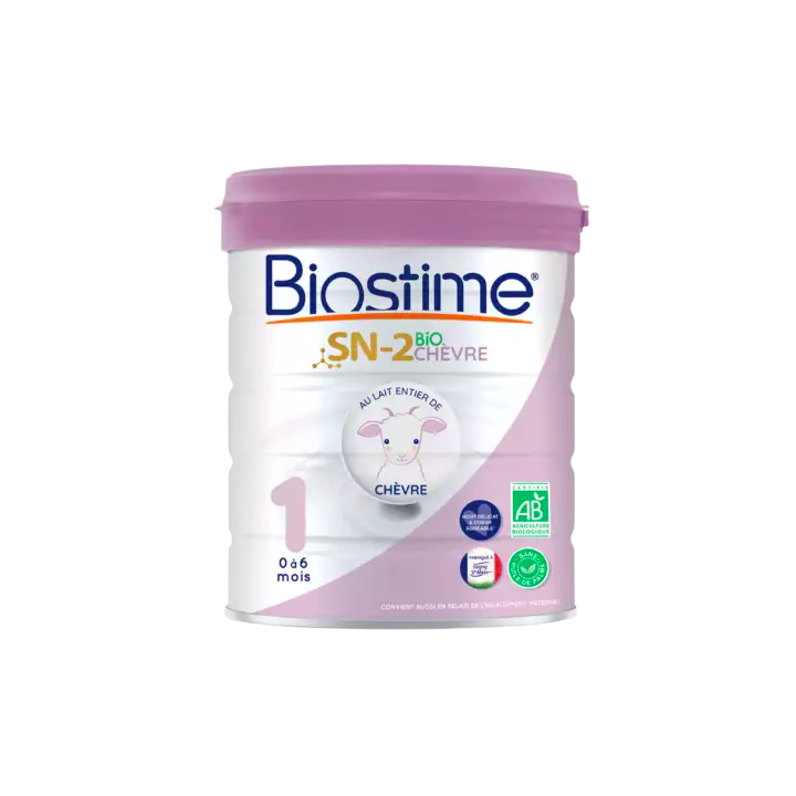 Ziegenmilchpulver SN-2 Bio für die erste Lebensphase Biostime - Dose mit 800 g