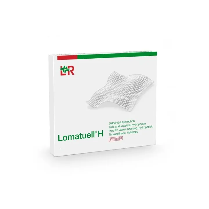 Lomatuell H fetthaltiger Verband Velpeau Lohmann & Rauscher - Schachtel mit 10 Verbänden